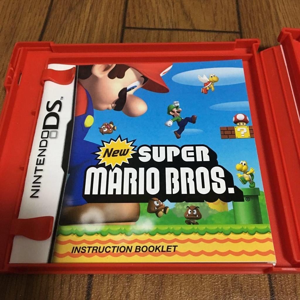 [USED] Tested/CIBNew Super Mario Bros. North American Ver. Nintendo DS Rare Red Case Edition