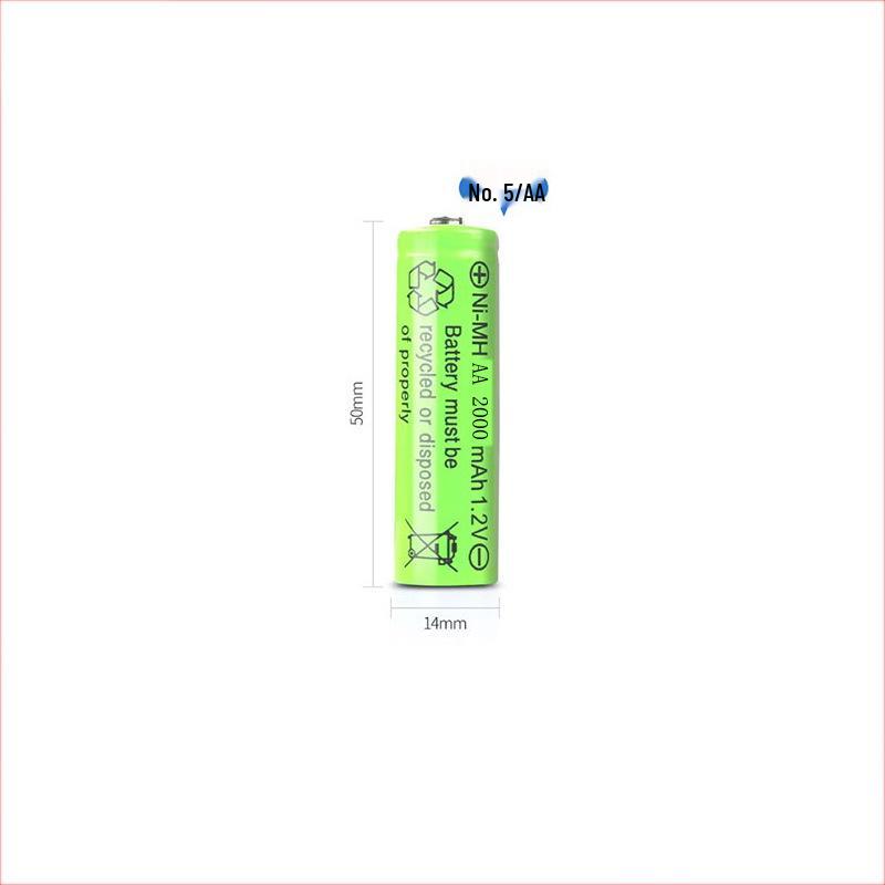 Rechargeable Battery Set: High-Capacity Ni-Cd & Ni-MH No. 5 & No. 7 with Spot Delivery