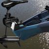 Aluminium Transom Trolling Motor Mount for Kayaks, 5mm Thickness Transom Mount, Kayak Trolling Motor Mount with Locking Lip, Trolling Motor Bracket