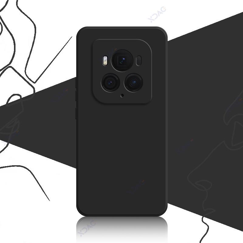 Luxury Double Liner Cover Cases for Honor Magic6 Magic 6 Pro Ultimate 6Pro 6Ultimate 5G Square Liquid Silicone Phone Armor Coque