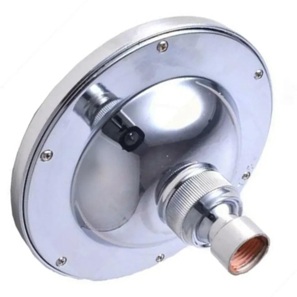 

6 Inch Shower Head Bath Chrome High Pressure Overhead Rainfall Shower Head Round Silver Brand New High Quality China Mainland
