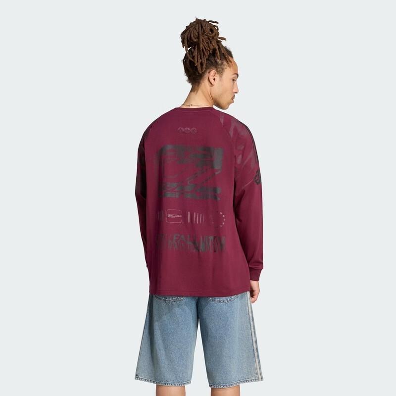adidas Men's 2026 A6 Long Sleeve Logo T-Shirt