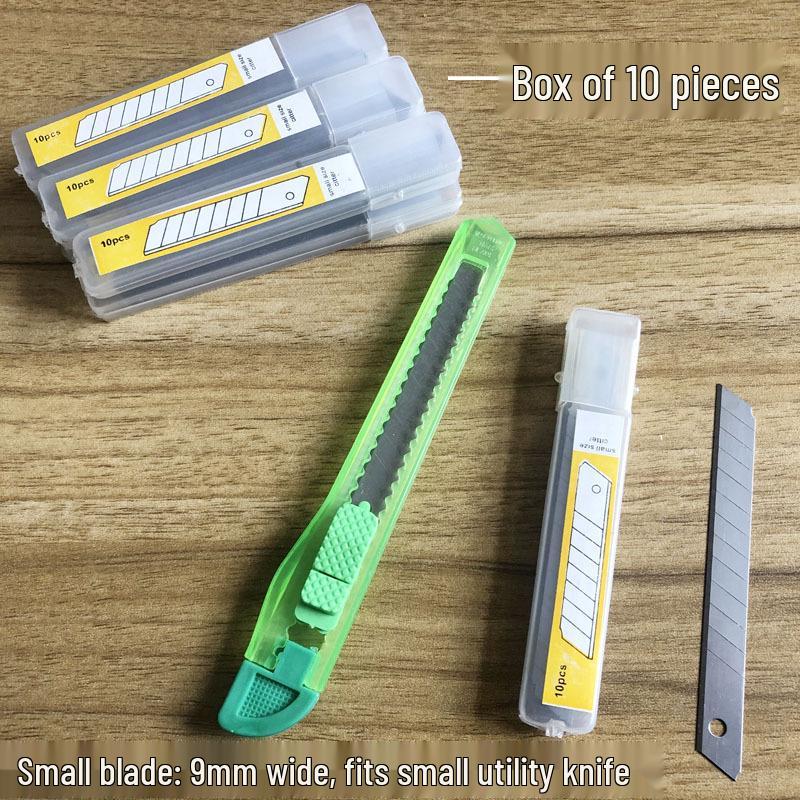 Compact Office Stationery Knife - Manual Paper Cutter for Carton Opening