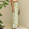 Women Comfortable Casual Dance Drapery High-Waisted Solid Color / Printed Loose Fit Wide Leg Culottes Pants