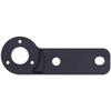 European Socket Bracket Iron Mounting Plate Black for Commercial Vehicle Trailer RV Car