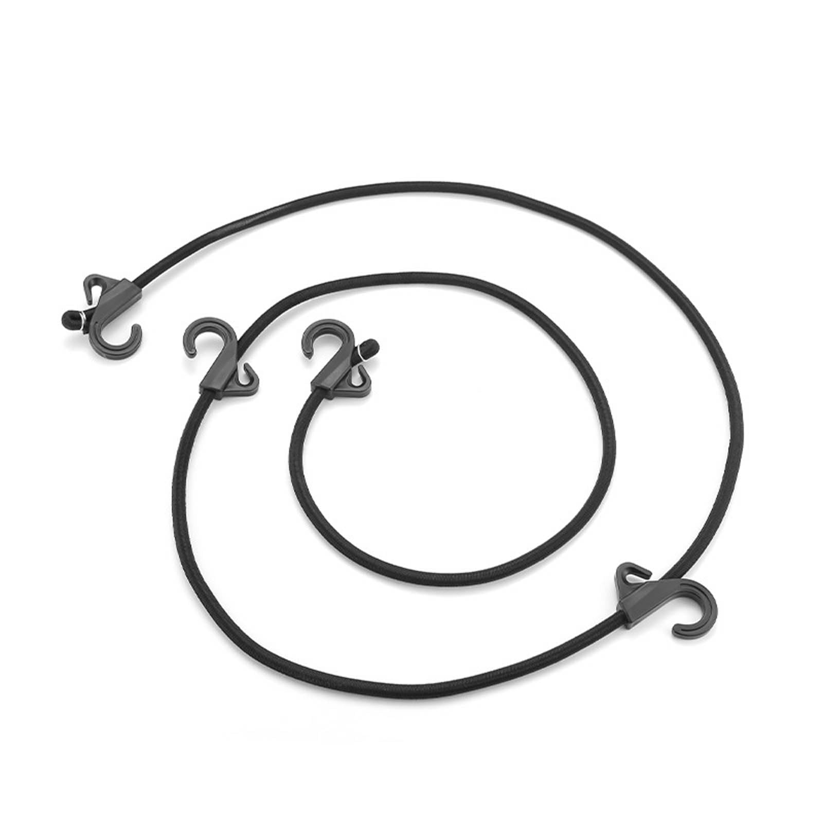 

SZSL Outdoor Double Hook Elastic Rope, 0.3 inch (8 mm) Thick Motorcycle Luggage Camper Length: 2m, Diameter: 8mm чорний