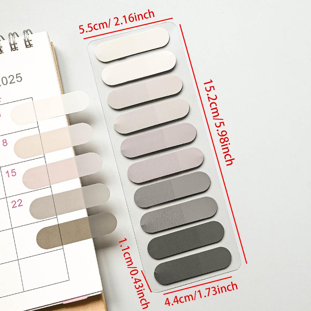 200-2400Sheets Transparent Index Creative Memo Pads Office School Stationery Self-Adhesive Stickers Posted It Sticky Note Pads