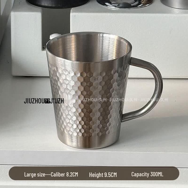 Star-Marked American Style Double-Layer Glass Mug