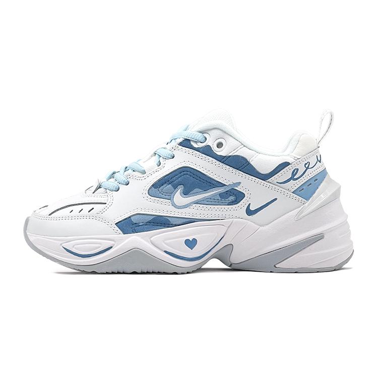 Nike M2K Tekno Height Increasing Height Increasing Low top Chunky Sneakers Women s White AO3108-100(TeamS-) 37.5