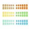 12 Colors /Set Quick Nails Solid Color Frosted Combination False Nials Sticker Wearable Waterproof Manicure Finished Nails