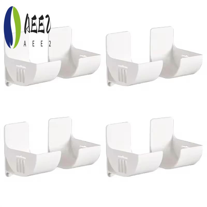 

AEE2-Wall Mounted Organizer For Kitchen, No Hole Storage Tray, Cling Film & Trash Bag Holder,Refrigerator Side Storage Shelf