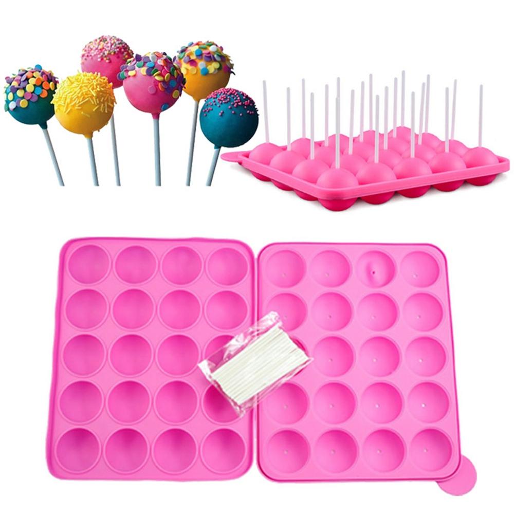 Ball Shaped Party Cake Tool Kitchen Tool Sticks Baking Tray Lollipop Mold Lolly Maker Cake Pop Mold