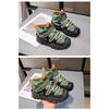 Children's Shoes with Fleece Lining, Mid-Top Sports Shoes, Winter New Style, Girls' Soft Sole, Double Cotton Casual Shoes, Boys' Running Shoes