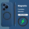Ultra Thin Frameless Magnetic Case for HUAWEI Pura 80 Pro Plus Magsafe Hard Wireless Charging Cover for Pura 80 Ultra