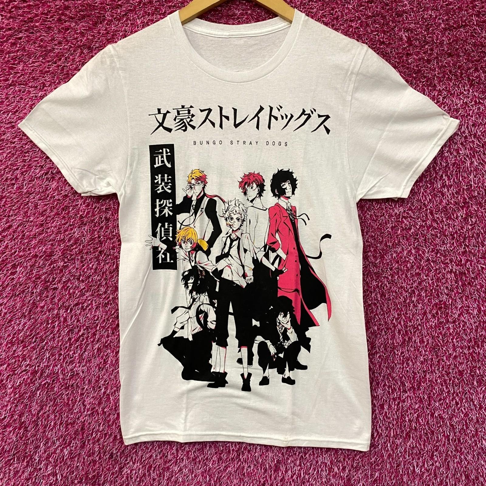 Bungo Stray Dogs Armed Detective Agency Group Anime T-Shirt Small M