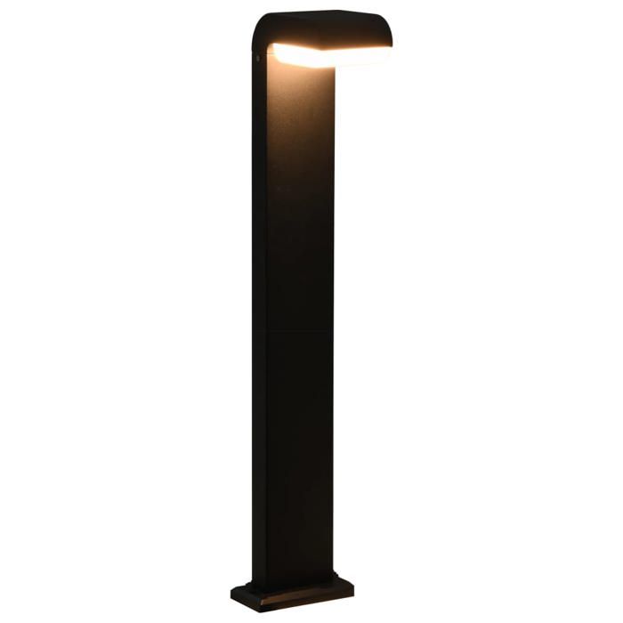 VidaXL Lampe LED d'Extérieur Ovale Lampadaire de Jardin Eclairage Lumière de Jardin Lampe d'Allée Chemin Terrasse Patio Cour 45654