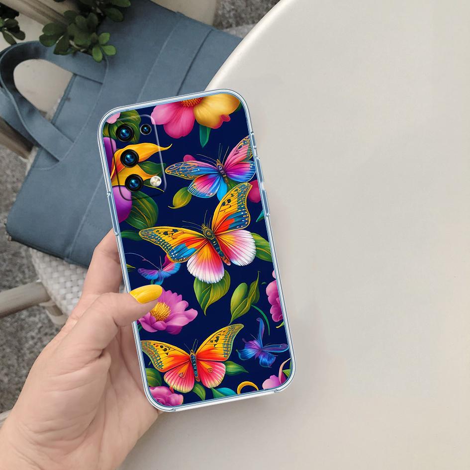 FM17 Colorful Butterfly Phone Case for Motorola Moto G40 G04 G05 One Ace Action  Fusion + Plus Hyper Macro Vision Zoom Motorola One Vision