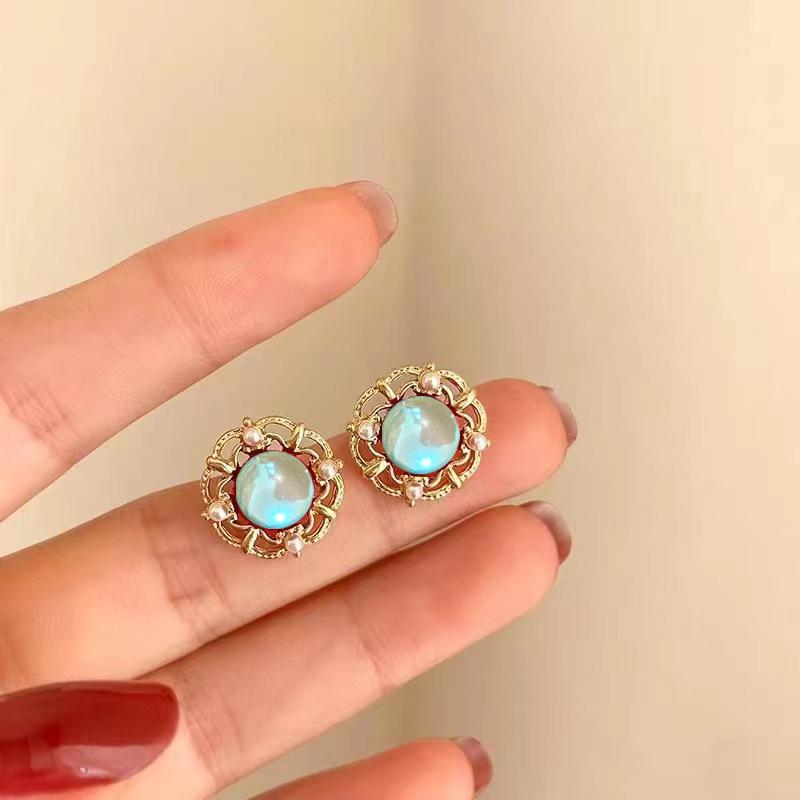 

Доброе утро! Серьги ручной работы в стиле ретро «французский двор» со звездным небом для женщин — модный нишевый дизайн Palace earrings (II)