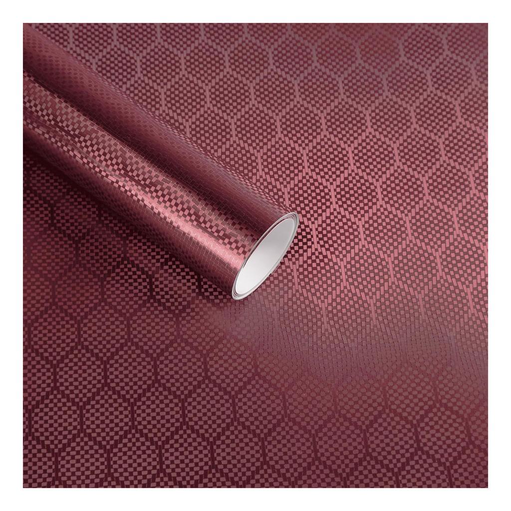 PET Hex-Carbon Fiiber Car Wrap Film,Self-Adhesive DIY Auto Exterior Interior Decor Film Sticker,Car Modification Wrap Sticker
