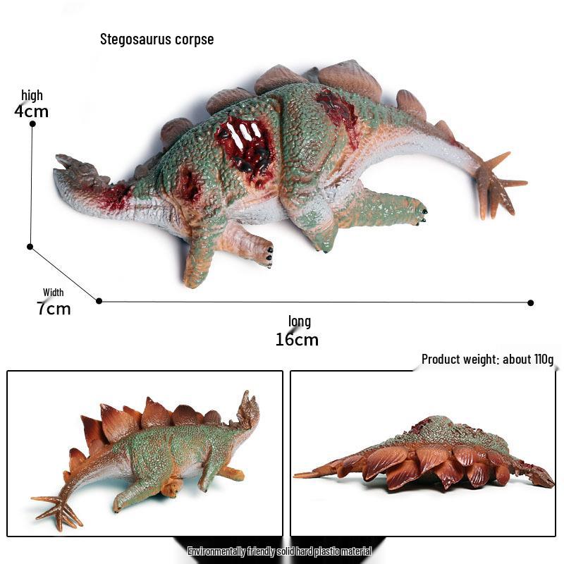 Jurassic Dinosaur Simulation Model: Stegosaurus, Mosasaurus, Pterodactyl, Triceratops, T. Rex, Allosaurus.