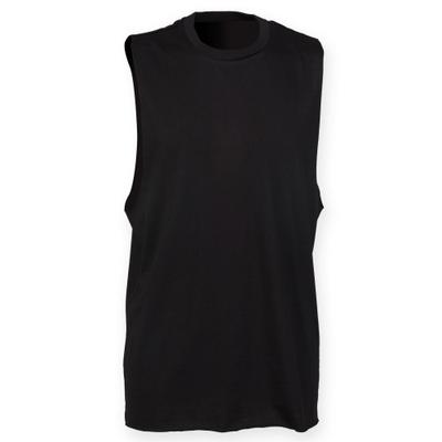 SF Men Herren High-Neck Schräger Armausschnitt Tanktop