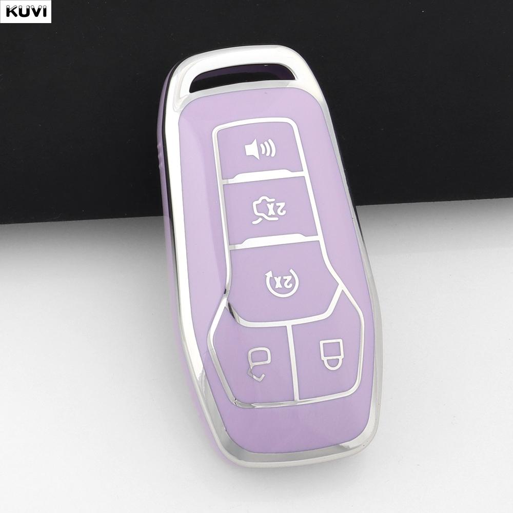 5 Button Smart Tpu Car Key Case Cover Shell Fob Holder For Ford Fusion Mondeo Mustang F 150 Explorer Edge