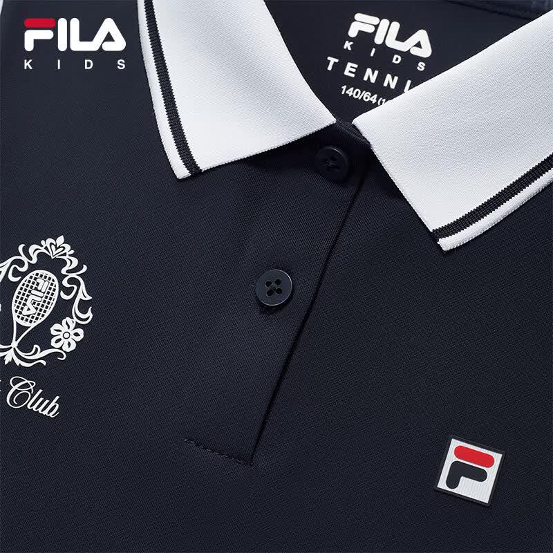 FILA Boys' Short Sleeve Knit Polo Shirt