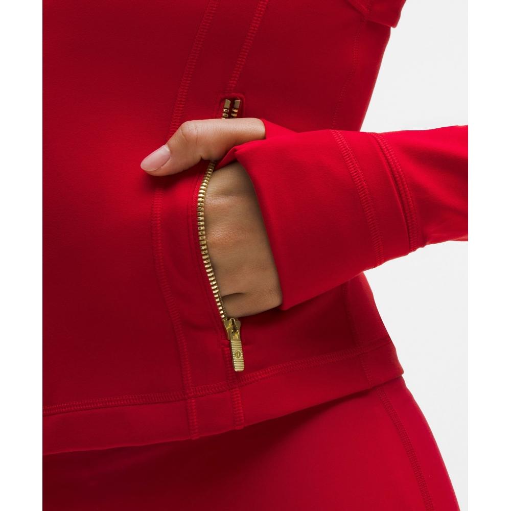 Lululemon Lunar New Year Define Cropped Jacket  Nulu Oxford Red