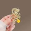 Fashion Diamond Chinese Dragon Brooches Pin For Women Men Clothing Coat Jewelry Party Accessories Zodiac Flying Dragon Jewelry