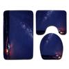 Star Bathroom Floor Mat Toilet Three-Piece Set