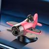 Silent Rotating Airplane Solar Powered Car Interior Decoration Cool Car Dashboard Ornament  Gifts