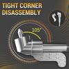 105 Degree Right Angle Drill Adapter Extension Bit Power Screwdriver Socket Adapter, Corner Tool Screw Hub with Multi-function Bend Screwdriver Bit