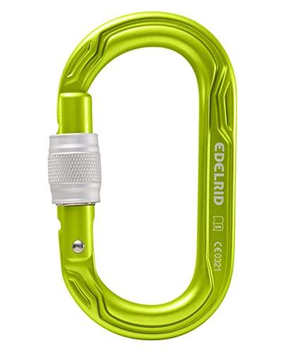 EDELRID Oval Power 2500 Screwgate II (Color: Oasis) [Parallel Import]
