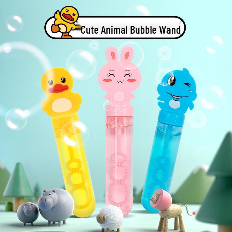 

Kids Mini Cartoon Bubble Wand Toy - Portable Blower for Boys and Girls