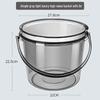 Hanyou Thickened Plastic Water Bucket Set with Lid