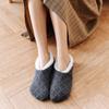 Indoor Socks Plush Solid Color Floor Socks Female Hosiery Winter Floor Shoes Coral Fleece Socks