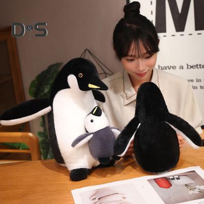 Niedliche Pinguin-Plüschtierpuppe für Kinder, Stofftierkissen, Baby, beruhigende Schlafpuppe, Pinguin, Partydekoration, Geburtstagsgeschenke