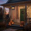 Ribbon Design Halloween Hanging Banner Pumpkin Print Wall Hanging Banner  Yard Decoration