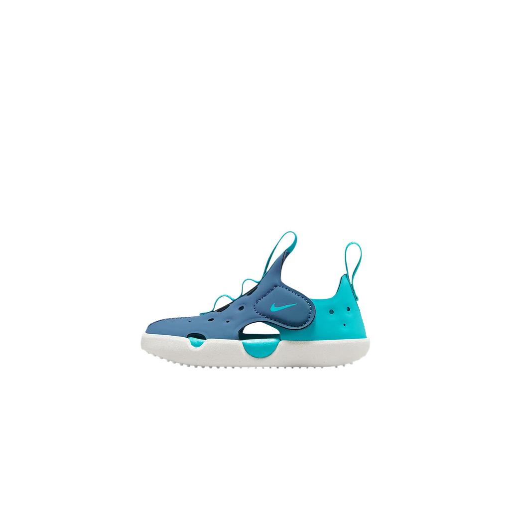 Nike Sunray Protect 4 Fashionable Comfortable Casual Versatile Low-Top Kids Sandals Baby Sandals Blue HF6278-401