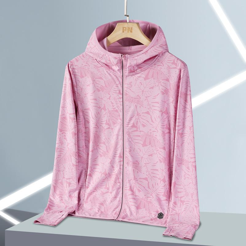 Men's and women's sunscreen clothing, removable brim, UV-proof skin clothing, outdoor quick-drying and light ice-feeling camouflage jacket