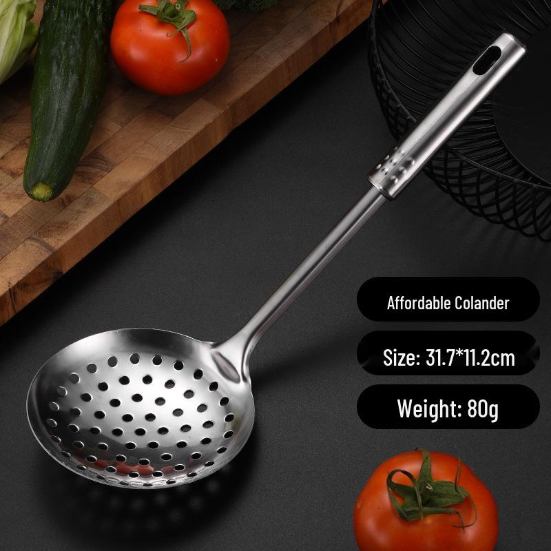 Stainless Steel Cookware Set: 1mm Thick, Includes Spatula, Frying Pan, Ladle, Nine Beads Design, Custom Logo Optional