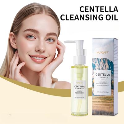Centella Asiatica Reinigungsöl 100ml Erfrischender Augen-, Lippen- & Gesichts 3-in-1 Make-up Entferner Mild und Nicht reizend
