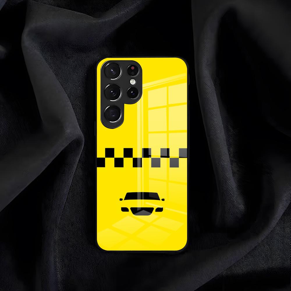 NYC Yellow Taxi Phone Case For Samsung S26 S25 Edge S24 S23 S22 S21 S20 Ultra Plus FE Glass Cover