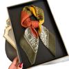 Korean Fashion Imitation Velvet Herringbone Pattern Cotton and Linen Small Square Scarf Silk Scarf Headscarf Shawl Travel Scarf Women's Scarf