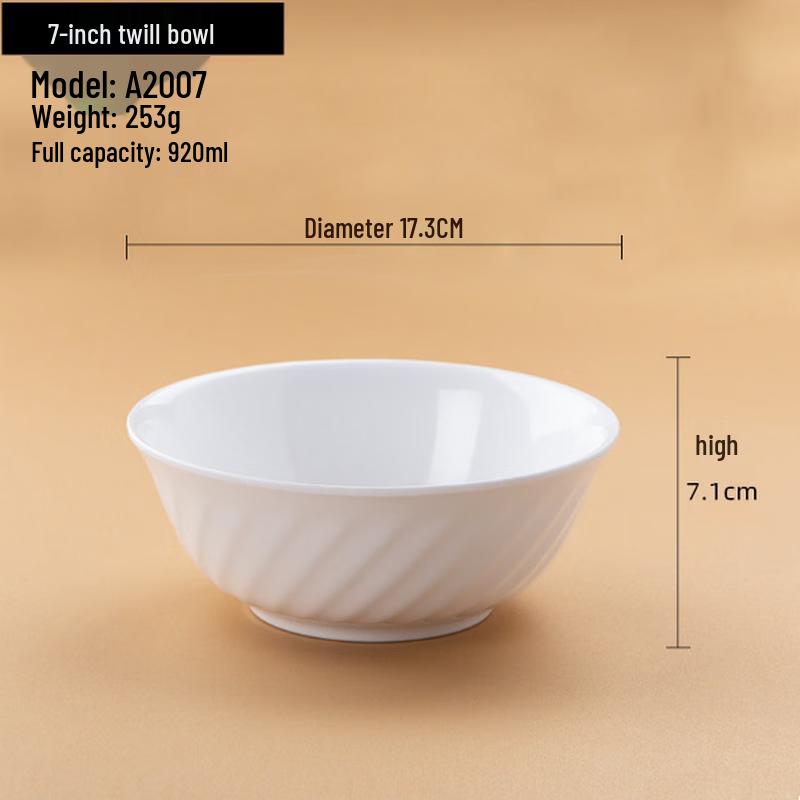 Jijun A5 Melamine All-Purpose Bowl Set (10-Pack)
