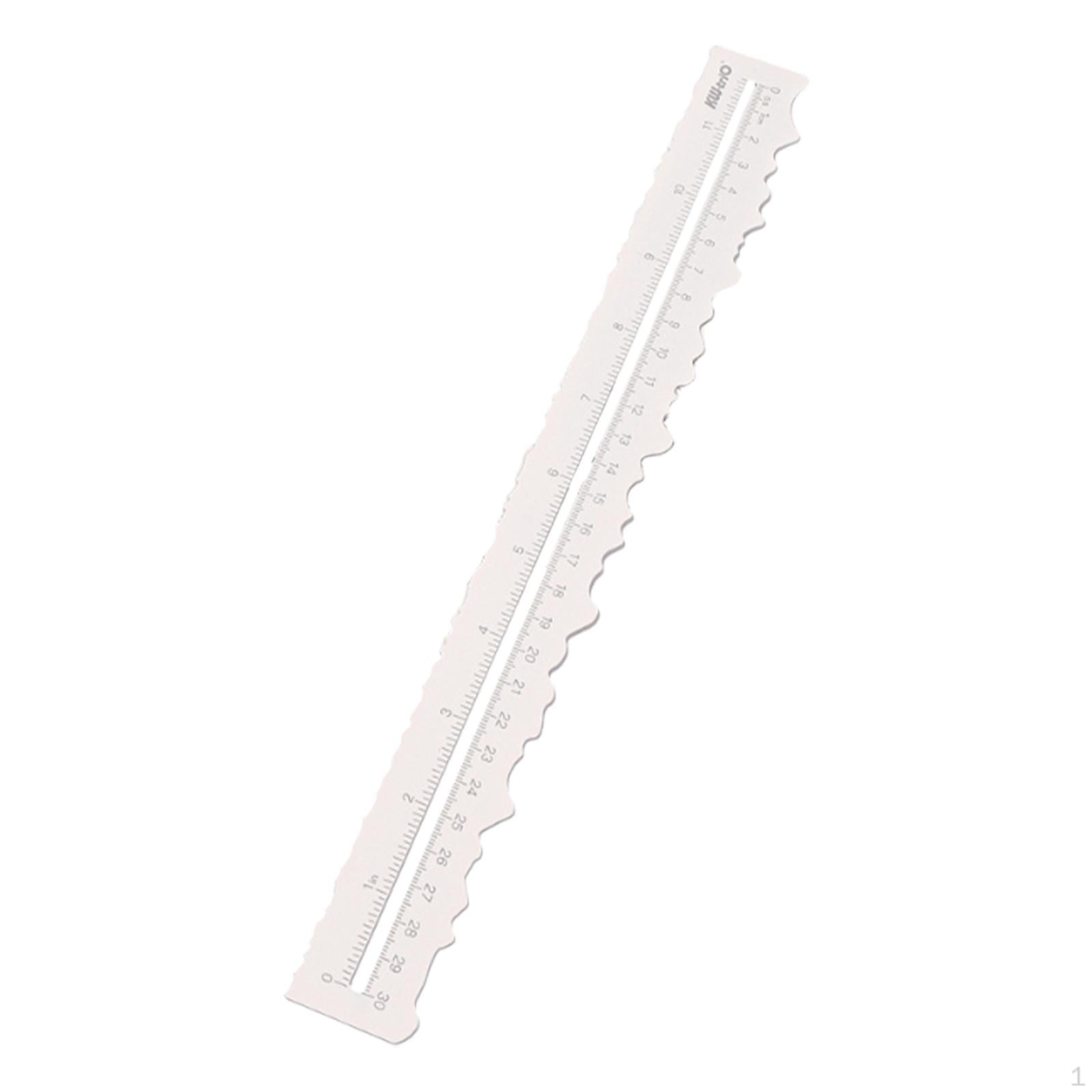 

Линейка для отрыва бумаги с неровными краями, измерениями, инструмент для резки, измерительный инструмент для рукоделия для офиса