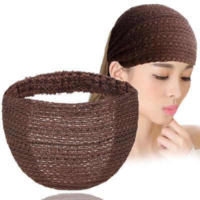 Wide-Brimmed White Elastic Headband for Face Washing and Going Out – Non-Slip Hairband for Women.