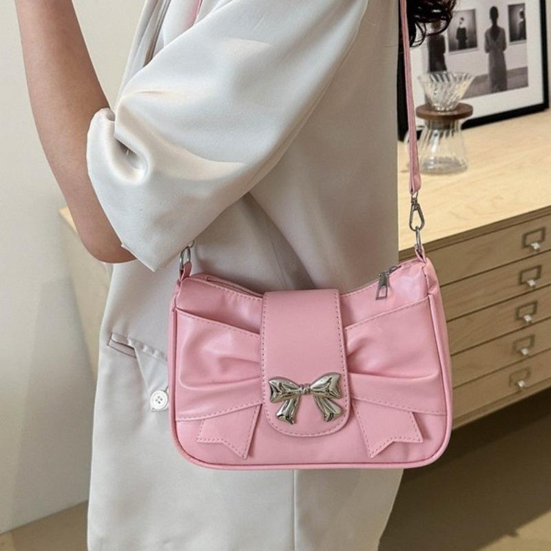 Všestranná dámská taška přes rameno s obloukem, francouzská niková taška do podpaží, malá čtvercová taška, skládaná taška, nová módní verze