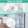 Magnetic Security Sensor Refrigerator Door Alarm Windows Open Alarms 60 Seconds Delay Loud 96 dB for Home, Store, Offic