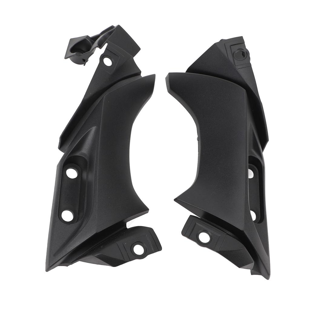 2 STÜCKE Motorrad Seitenrahmen Mittelabdeckung Robuste Konstruktion Genaue Passform Schwarz ABS für YZF?R1 2004 bis